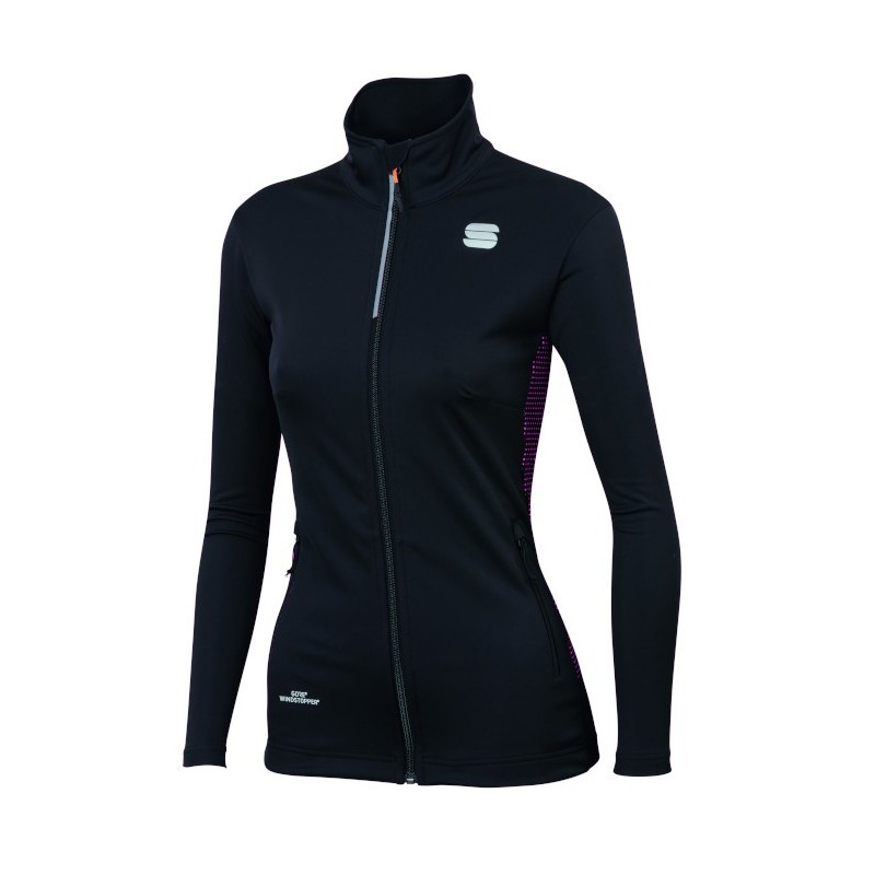 Kvinner jakke Sportful Squadra WS W Jacket svart Kvinner jakke Sportful Squadra WS W Jacket svart